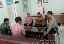 Cegah Kamtibmas, Kapolsek Bantarujeg Laksanakan Pembinaan Rutin Perangkat Desa