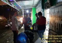 Anggota Piket Polsek Kasokandel Terus Lakukan Patroli Malam Guna mencegah Gangguan Kamtibmas.